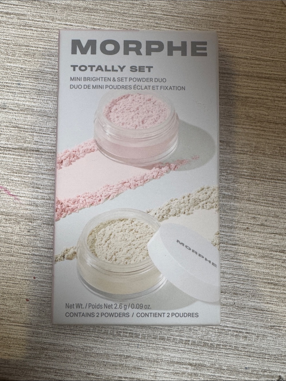 Morphe Totally Set Mini Brighten & Set Powder Duo - Pink & Cream
